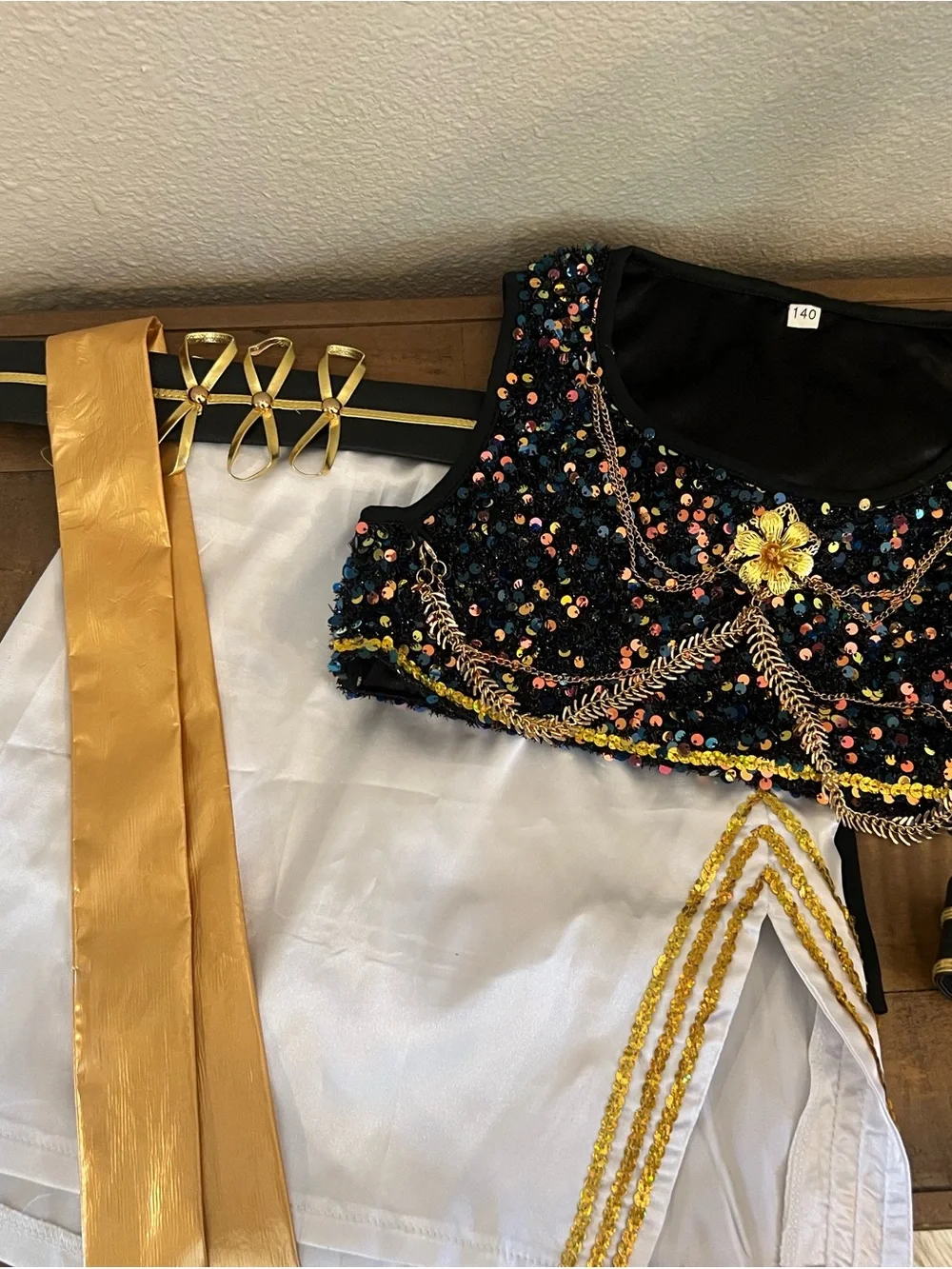 Kpop Demon Hunter Mira Sequin Performance Costume (read full description)
